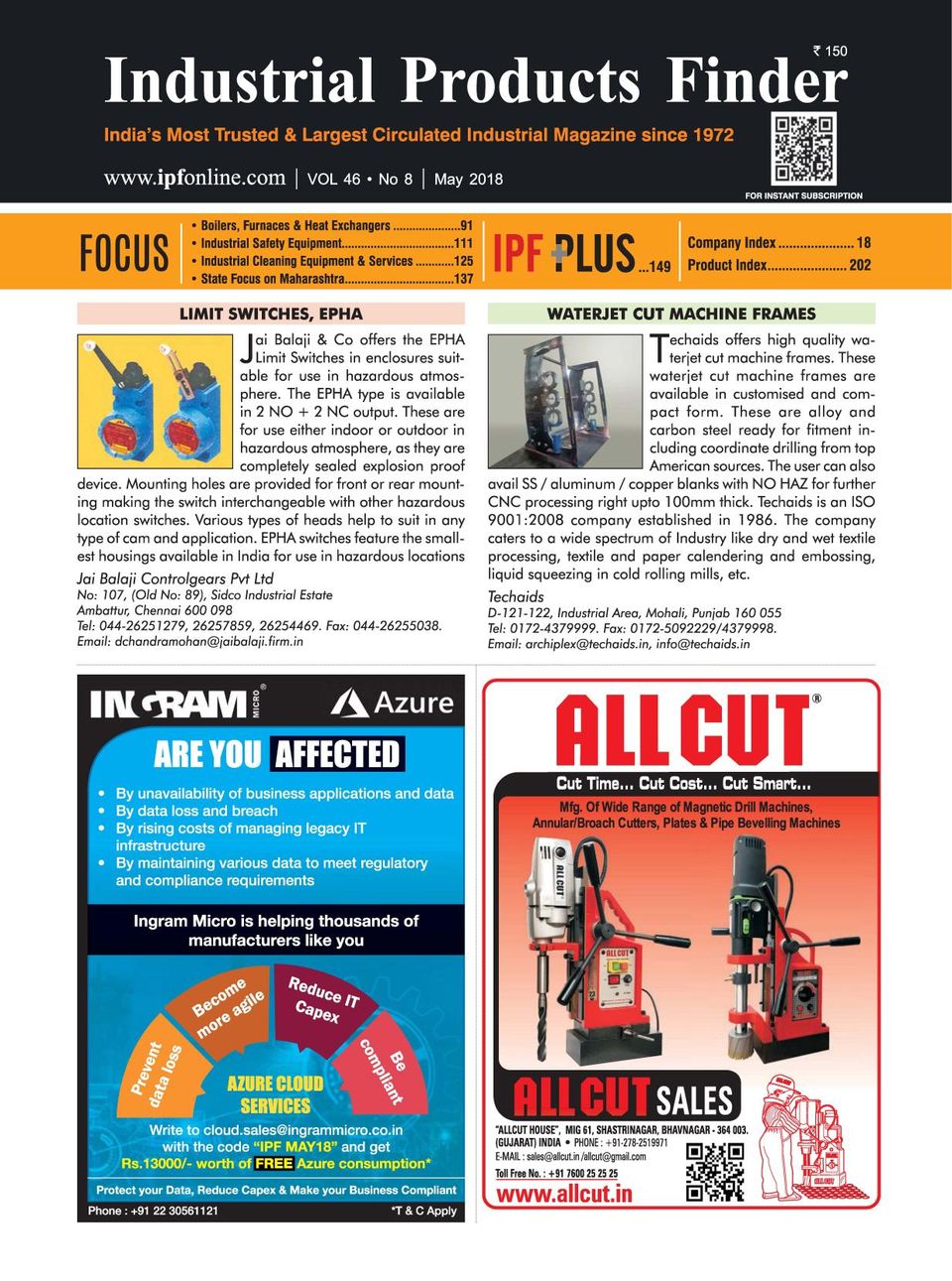 Industrial Products FinderMay 2018 Magazine Get your Digital Subscription